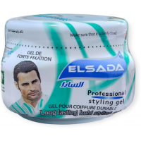 ELSADA Professional Hair Styling Gel - Green (12 x 500 ml)
