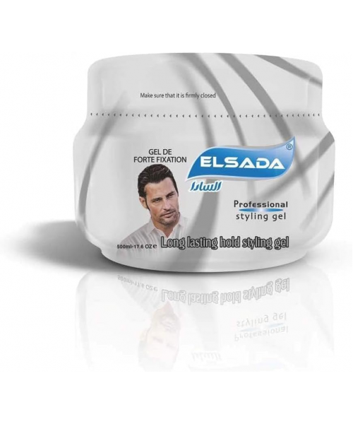 ELSADA Professional Hair Styling Gel - Silver (12 x 500 ml) ELSADA Professional Hair Styling Gel - Silver (12 x 500 ml)