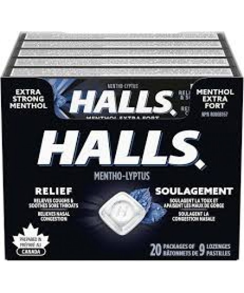 Halls Relief - Extra Strong Mint (20 x 34 g)