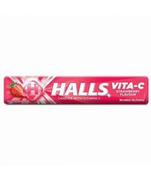 Halls Relief - Vitamin C Strawberry (20 x 34 g)