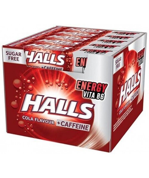 Halls Relief - Cola + Caffeine Sugar Free (20 x 32 g)