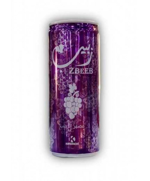 Zbeeb (Raisins) Juice in Cans (24 x 250 ml)