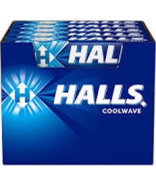 Halls Relief - Cool Wave (20 x 33.5 g)