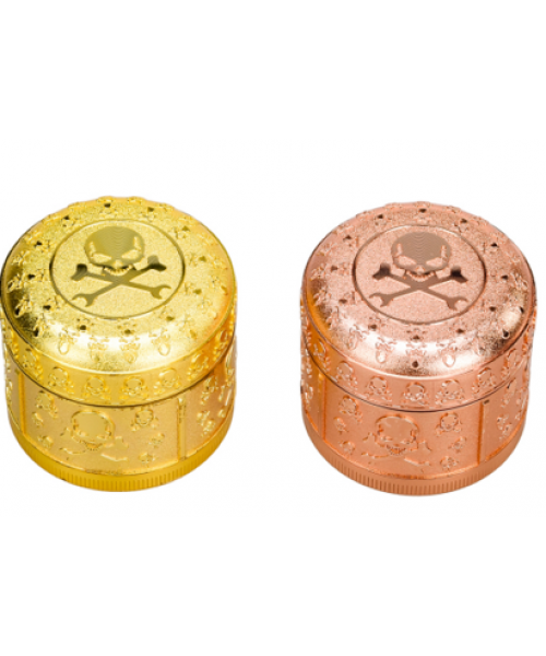Metal Grinder - 3 Parts Fancy Skull (12)