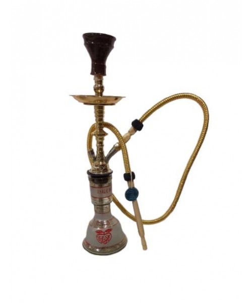 Khalil Ma'moon Hookah - 23" Mini Star Gold (Kuwaiti)