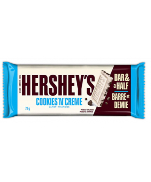 Hershey's Cookies 'n' Cream King Size bar (18 x 73 g)