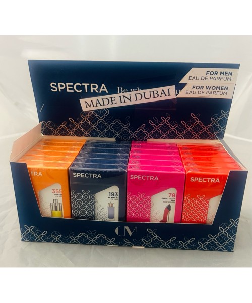 Spectra Pocket Perfumes Display (24 x 18 ml) (#355/193/78/234)