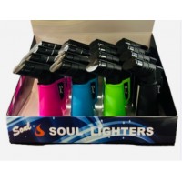 3" Mini Soul Torch Lighters - Rubber (Display of 16)