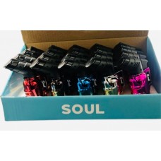 3" Mini Torch Lighters - Shiny (Display of 20)