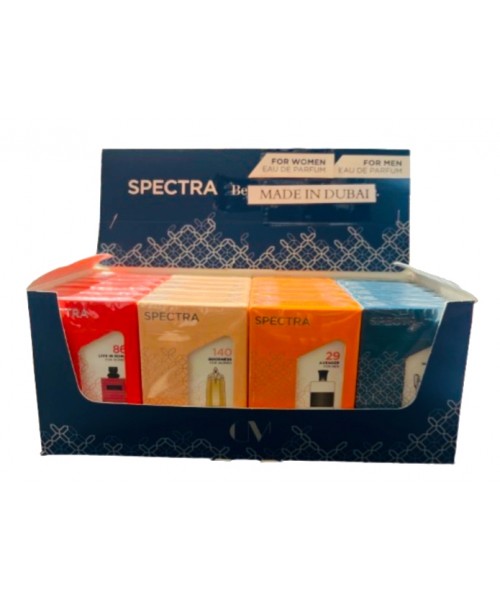 Spectra Pocket Perfumes Display (24 x 18 ml) (#86/140/29/23)