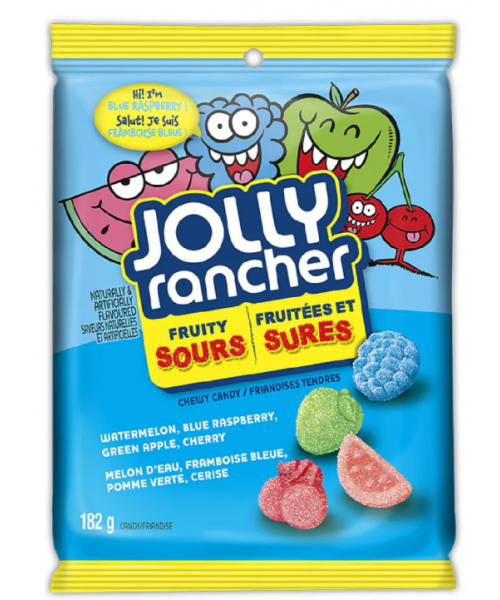 Jolly Rancher Fruity Sours 182 g