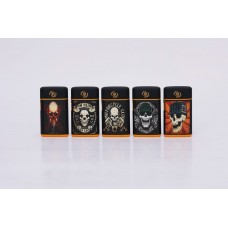 3" Mini Torch Lighters - Skull Theme (Display of 25)