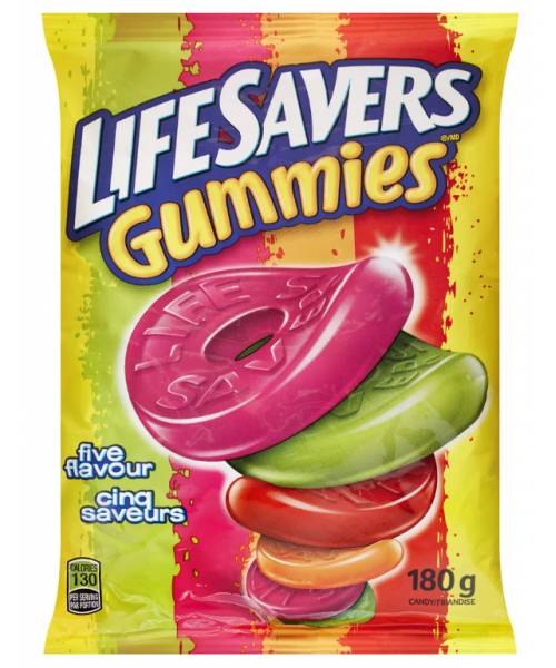 Lifesavers Gummies five flavour 180 g