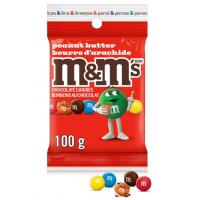 M&M'S Peanut Butter Chocolate Candies (12 x100 g) (RED)