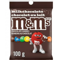 M&M'S Milk Chocolate Candies (12 x 100 g) (BROWN)