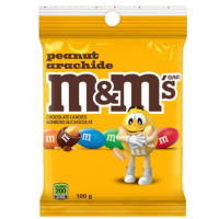 M&M'S Peanut Chocolate Candies (12 x 100 g) (YELLOW)
