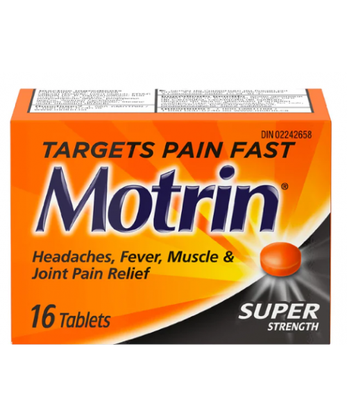 Motrin Super Strength (16 Tablets x 400 mg)