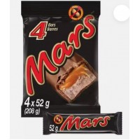 Mars Chocolate (4 Bars x 52 g)
