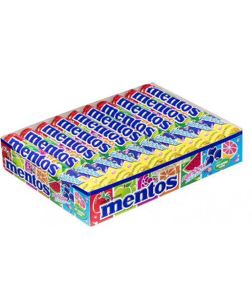 Mentos Chewy Dragees - Rainbow (20 x 37.5 g)
