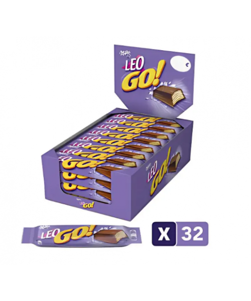 Milka Leo GO Chocolate Bar (32 x 48 g) Milka Leo GO Chocolate Bar (32 x 48 g)