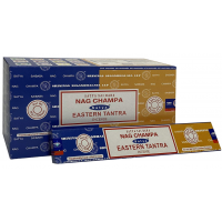 Incense - Satya Combo Pack Nag Champa & Eastern Tantra 16g (Box of 12) Incense - Satya Combo Pack Nag Champa & Eastern Tantra 16g (Box of 12)