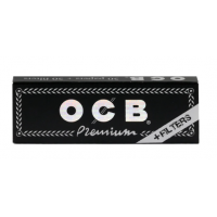 OCB Black Premium 1 1/4 + Filters (24 Units)