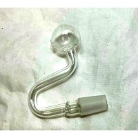 Oil Glass Bowl 10 mm Male - Curved