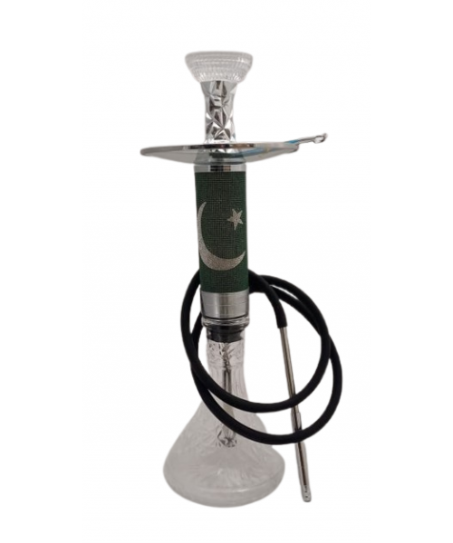 23" Pakistan Flag Hookah