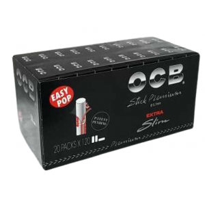 OCB Filters Black Premium Extra Slim Stick (20 x 120 Units)