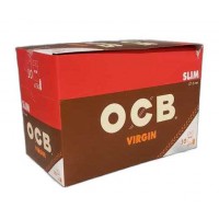 OCB Filters Virgin Unbleached Slim Tips (10 x 150 Units)