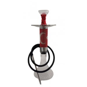 23" Turkey Flag Hookah