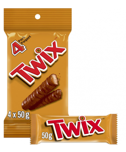 Twixt Milk Chocolate (4 Bars x 50 g)