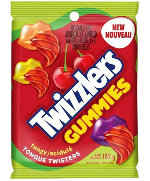Twizzlers Gummies Tongue Twisters 182 g
