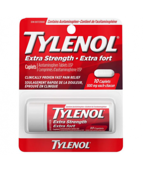Tylenol Tube - Extra Strength (10 Cablets x 500 mg)