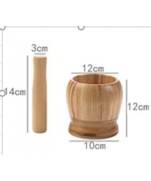 Wood Garlic Pestle - Large Wood Garlic Pestle - Large