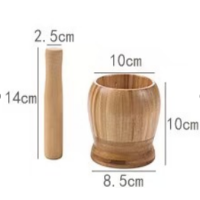 Wood Garlic Pestle - Small Wood Garlic Pestle - Small
