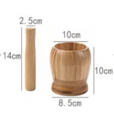 Wood Garlic Pestle - Small Wood Garlic Pestle - Small