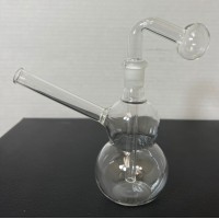Water Pipe - 6" Oil Clear Snuffer