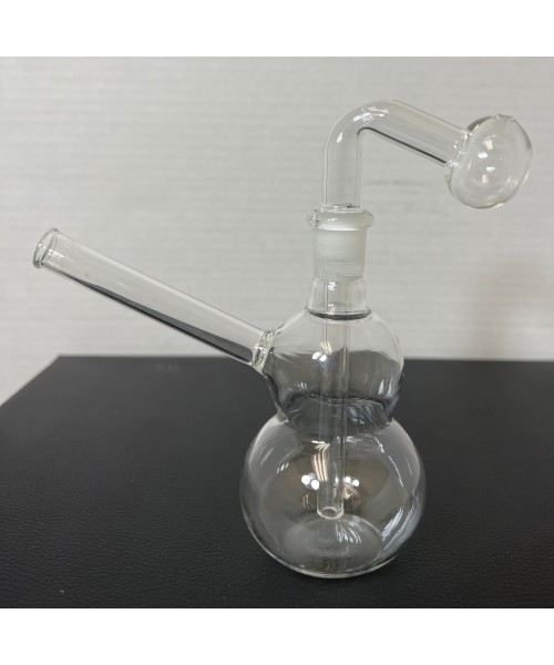 Water Pipe - 6" Oil Clear Snuffer