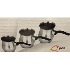 3 Piece Stainless Coffee Warmer Set without Lid