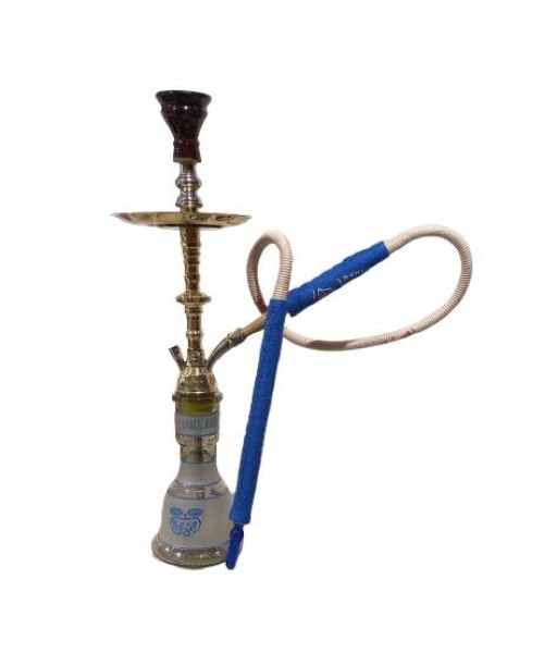 Khalil Ma'moon Hookah - 28" Single Star Gold (Kuwaiti)