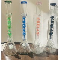Water Pipe - 19" Chelax w/Triple Percolators