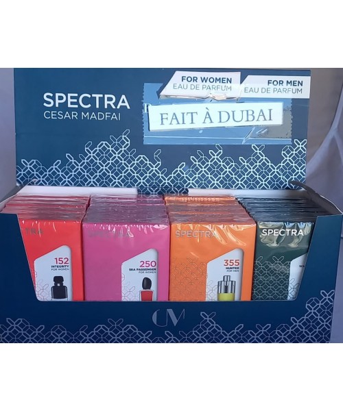 Spectra Pocket Perfumes Display (24 x 18 ml) (#152/250/355/161)
