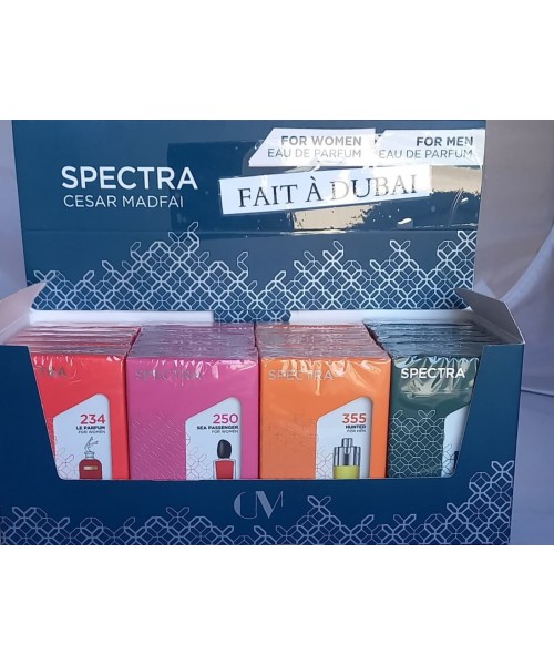 Spectra Pocket Perfumes Display (24 x 18 ml) (#234/250/355/225)