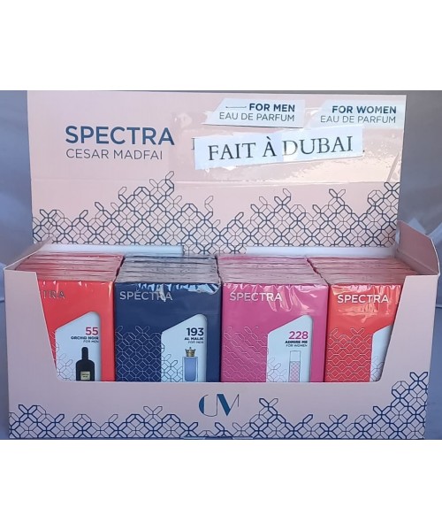 Spectra Pocket Perfumes Display (24 x 18 ml) (#55/193/228/152)