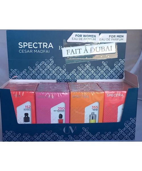 Spectra Pocket Perfumes Display (24 x 18 ml) (#152/250/355/55)