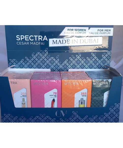 Spectra Pocket Perfumes Display (24 x 18 ml) (#258/78/355/161)