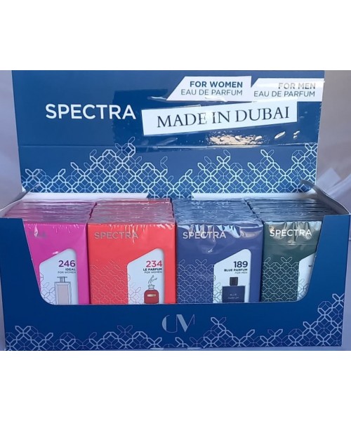 Spectra Pocket Perfumes Display (24 x 18 ml) (#246/234/189/161)