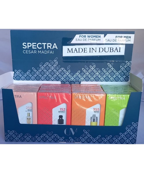 Spectra Pocket Perfumes Display (24 x 18 ml) (#258/152/355/159)