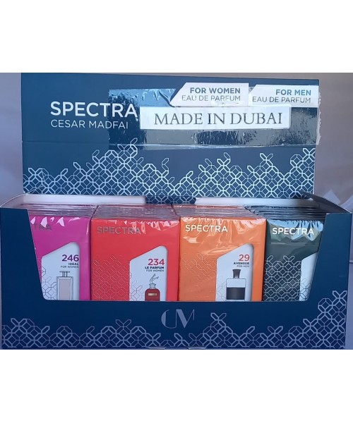 Spectra Pocket Perfumes Display (24 x 18 ml) (#246/234/29/57)